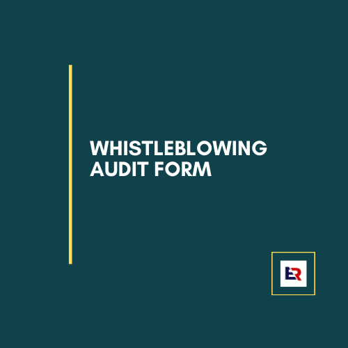Whistleblowing Audit Form